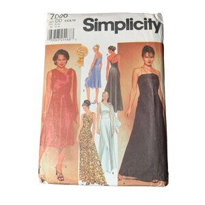 Simplicity 7006 Misses Evening Gown Sewing Pattern Sizes 4-10 uncut